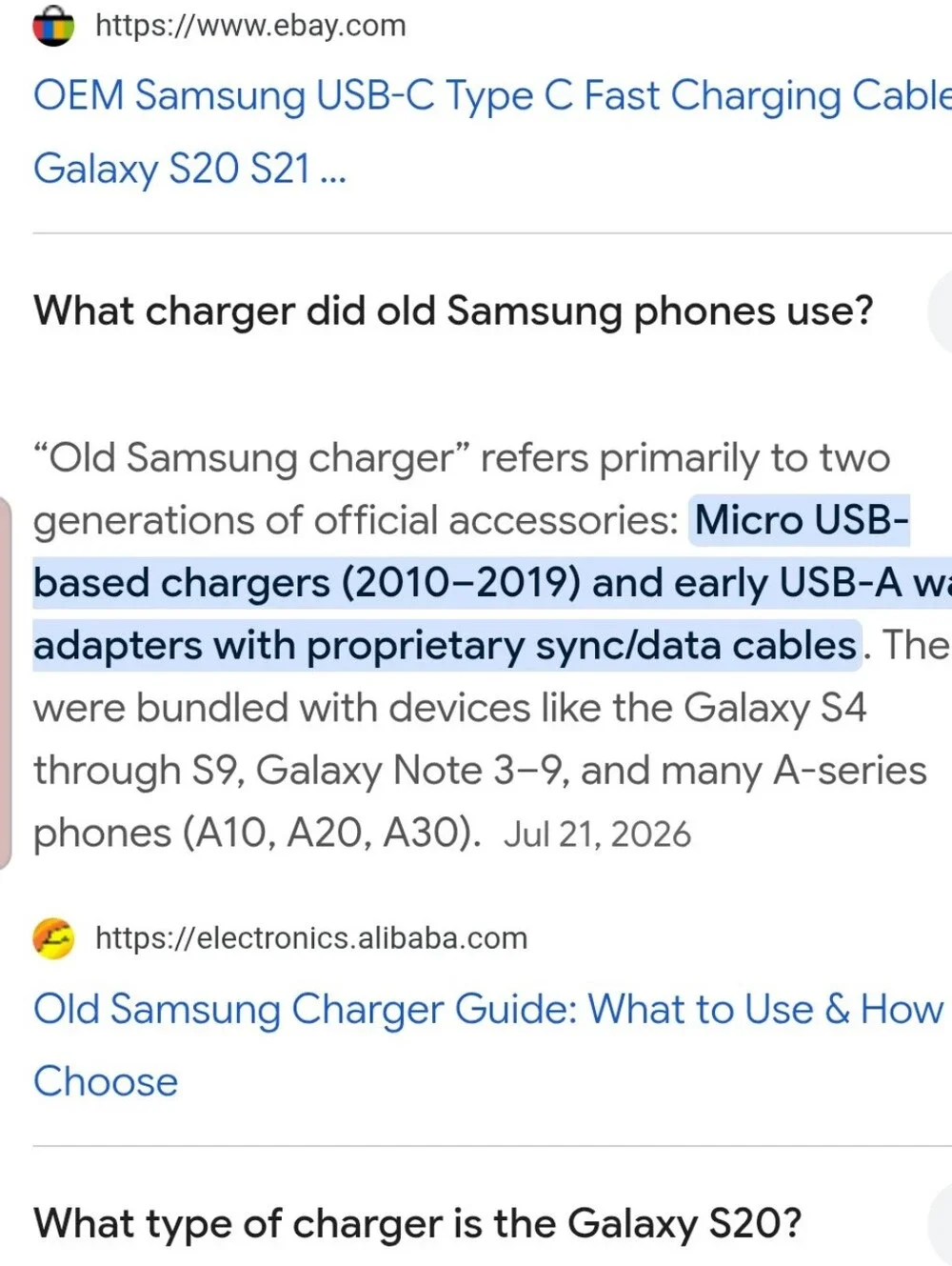 On Running White Micro-USB Sync & Charge Cable